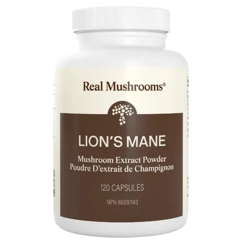 Real Mushrooms Organic Lion's Mane Extract Capsules